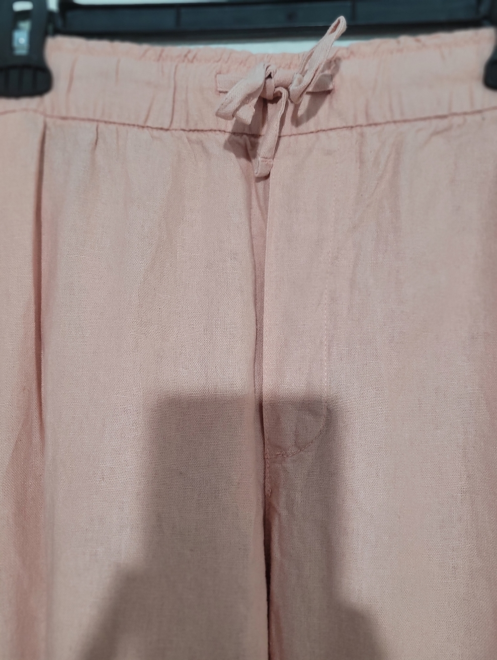 NWT Gap Mid Rise Linen Rayon Blend Blush Pink Cargo Pants Trousers Size XXL - Picture 5 of 11